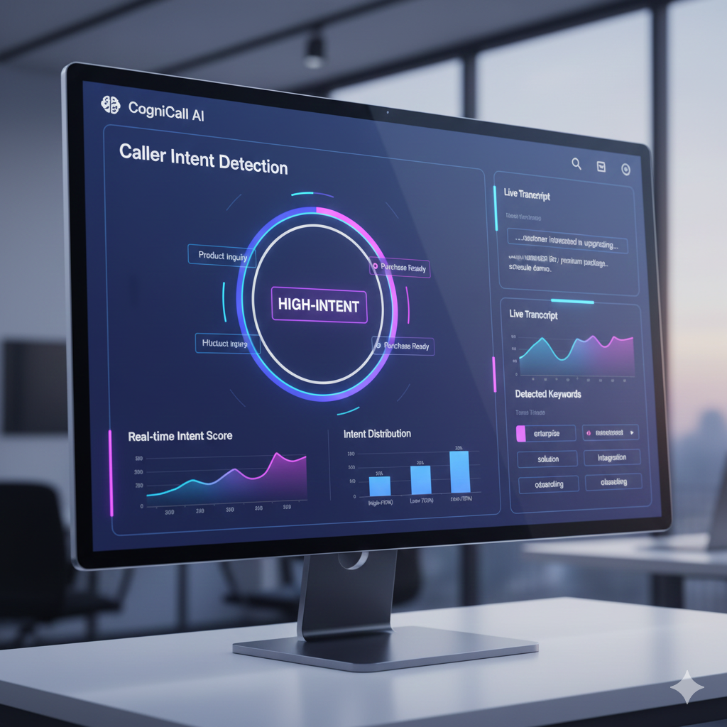AI Call Intent Detection analyzing customer phone calls