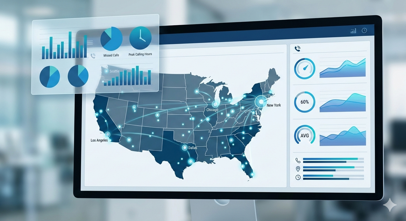call tracking dashboard for multi location businesses