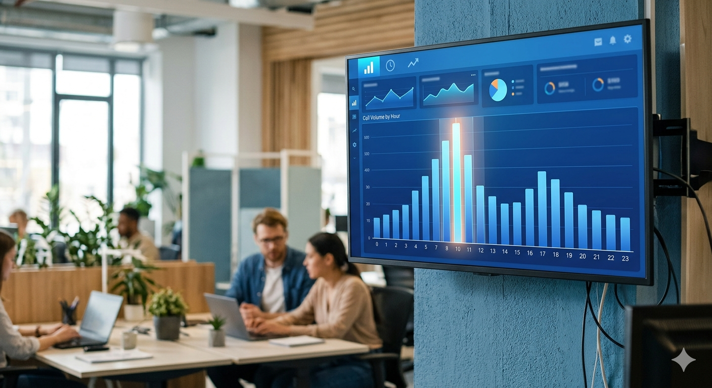 peak call hour analysis dashboard